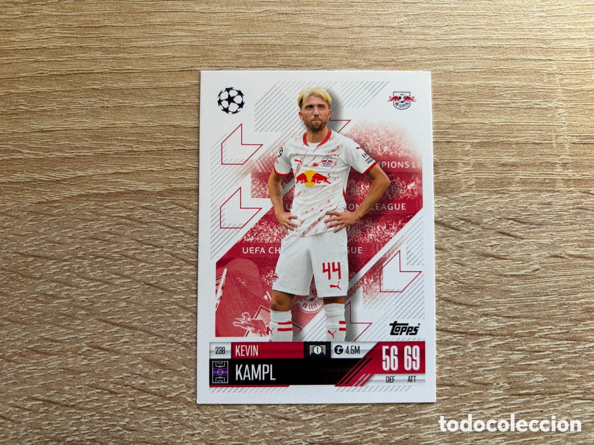 Cromos de f&uacute;tbol: 238 KEVIN KAMPL MATCH ATTAX TOPPS 2024 2025 RB LEIPZIG