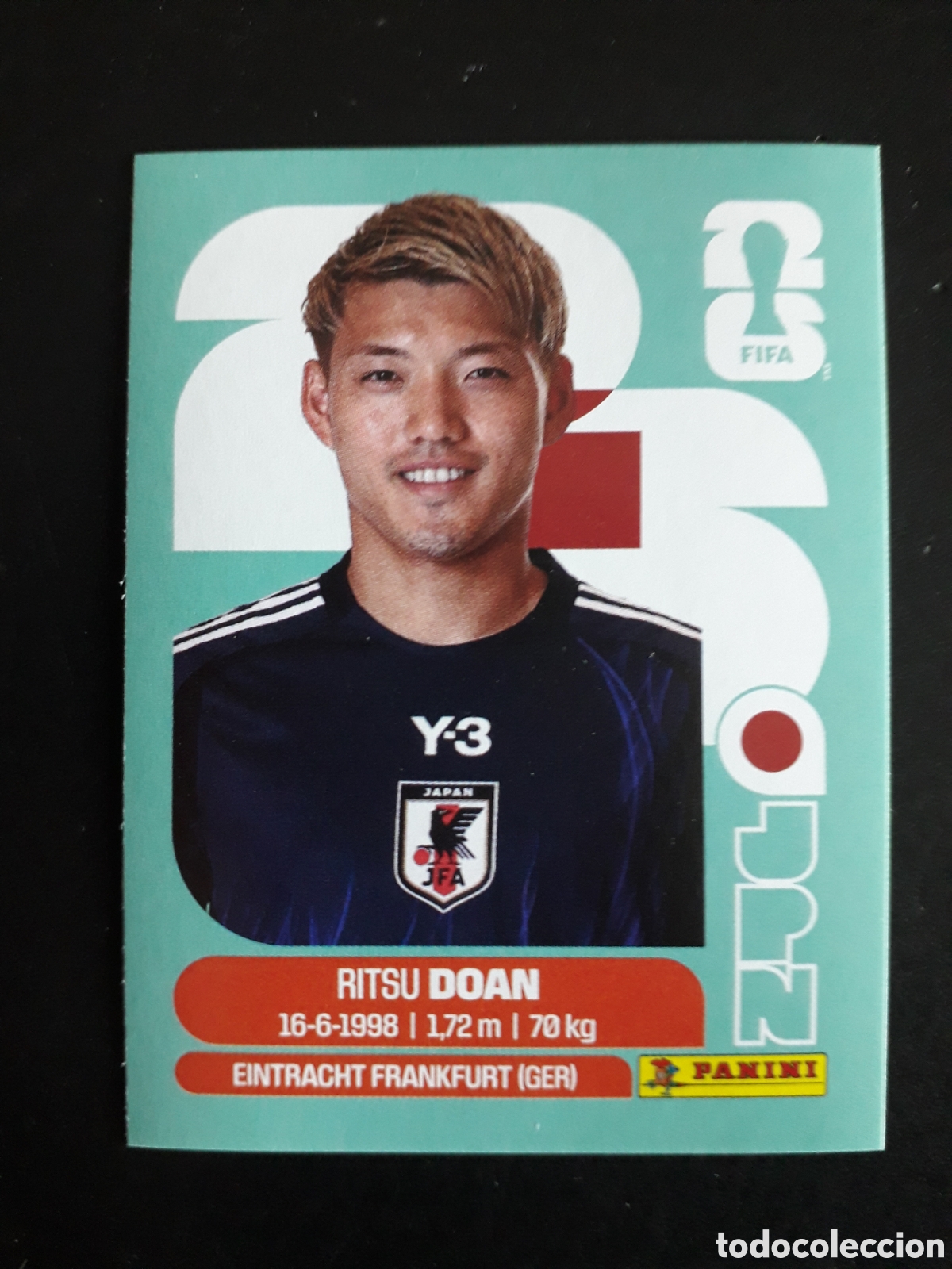 Cromos de f&uacute;tbol: DOAN JAP&Oacute;N JPN 14 MUNDIAL F&Uacute;TBOL 2026 FIFA WORLD CUP PANINI SIN PEGAR PEDIDO M&Iacute;NIMO 3&euro;