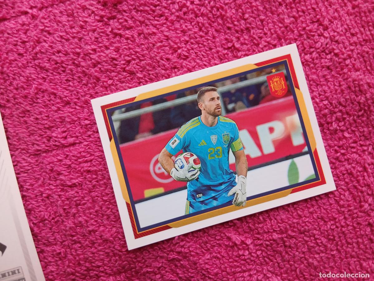 Cromos de f&uacute;tbol: espa&ntilde;a 2026 6 unai sim&oacute;n selecci&oacute;n espa&ntilde;ola panini carrefour family mundial de futbol (I)