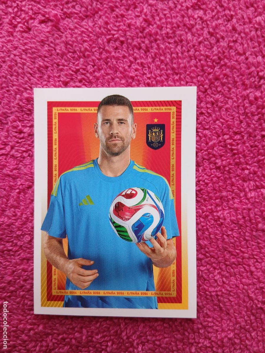 Cromos de f&uacute;tbol: espa&ntilde;a 2026 9 unai sim&oacute;n selecci&oacute;n espa&ntilde;ola panini carrefour family mundial de futbol (I)