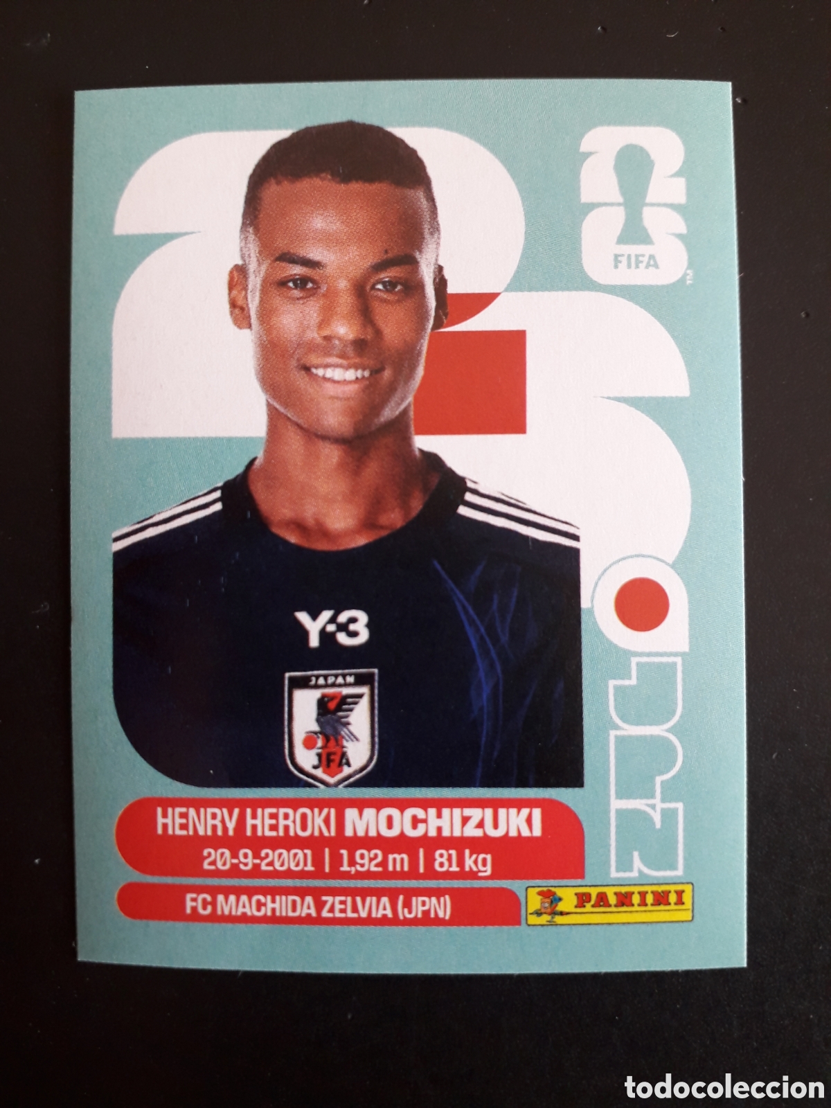Cromos de f&uacute;tbol: MOCHIZUKI JAP&Oacute;N JPN 3 MUNDIAL F&Uacute;TBOL 2026 FIFA WORLD CUP PANINI SIN PEGAR PEDIDO M&Iacute;NIMO 3&euro;