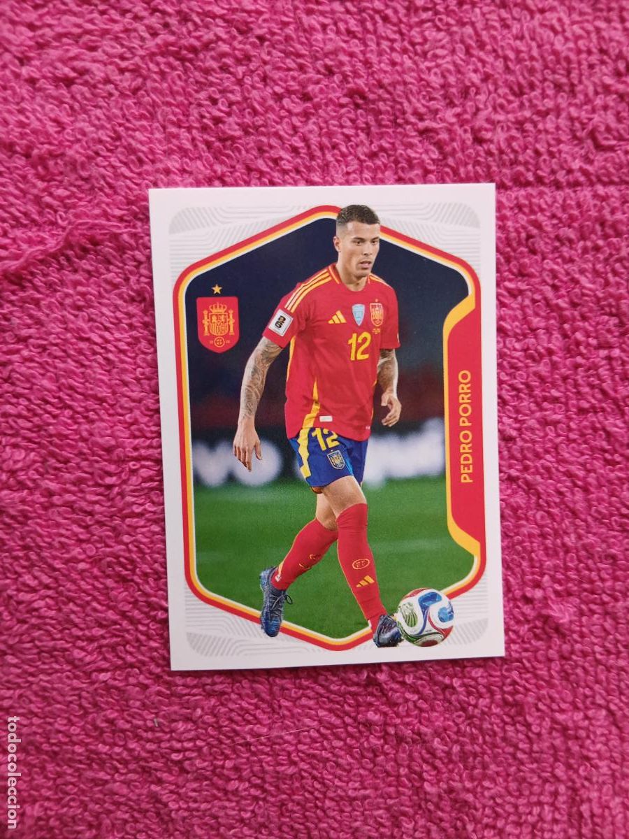 Cromos de f&uacute;tbol: espa&ntilde;a 2026 14 pedro porro selecci&oacute;n espa&ntilde;ola panini carrefour family mundial de futbol (I)