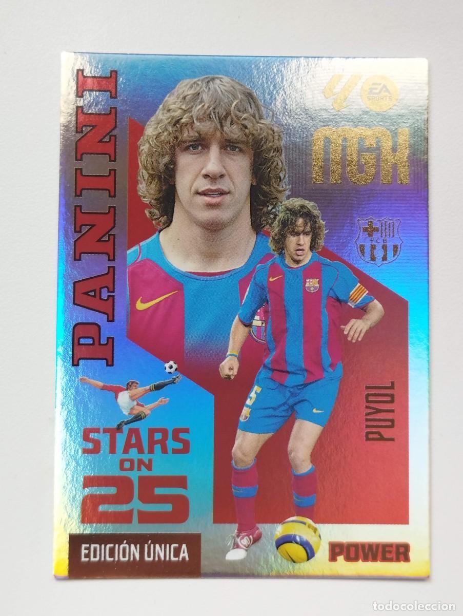 Football Stickers: CROMO CARD 2026 2027 MEGACRACKS 27 26 MGK PANINI STARS ON 25 POWER PUYOL 429P BARCELONA
