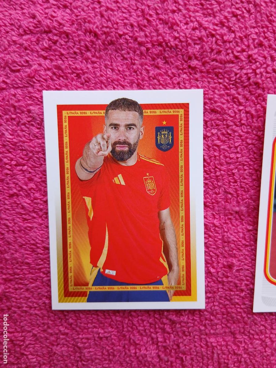 Cromos de f&uacute;tbol: espa&ntilde;a 2026 15 carvajal selecci&oacute;n espa&ntilde;ola panini carrefour family mundial de futbol (I)