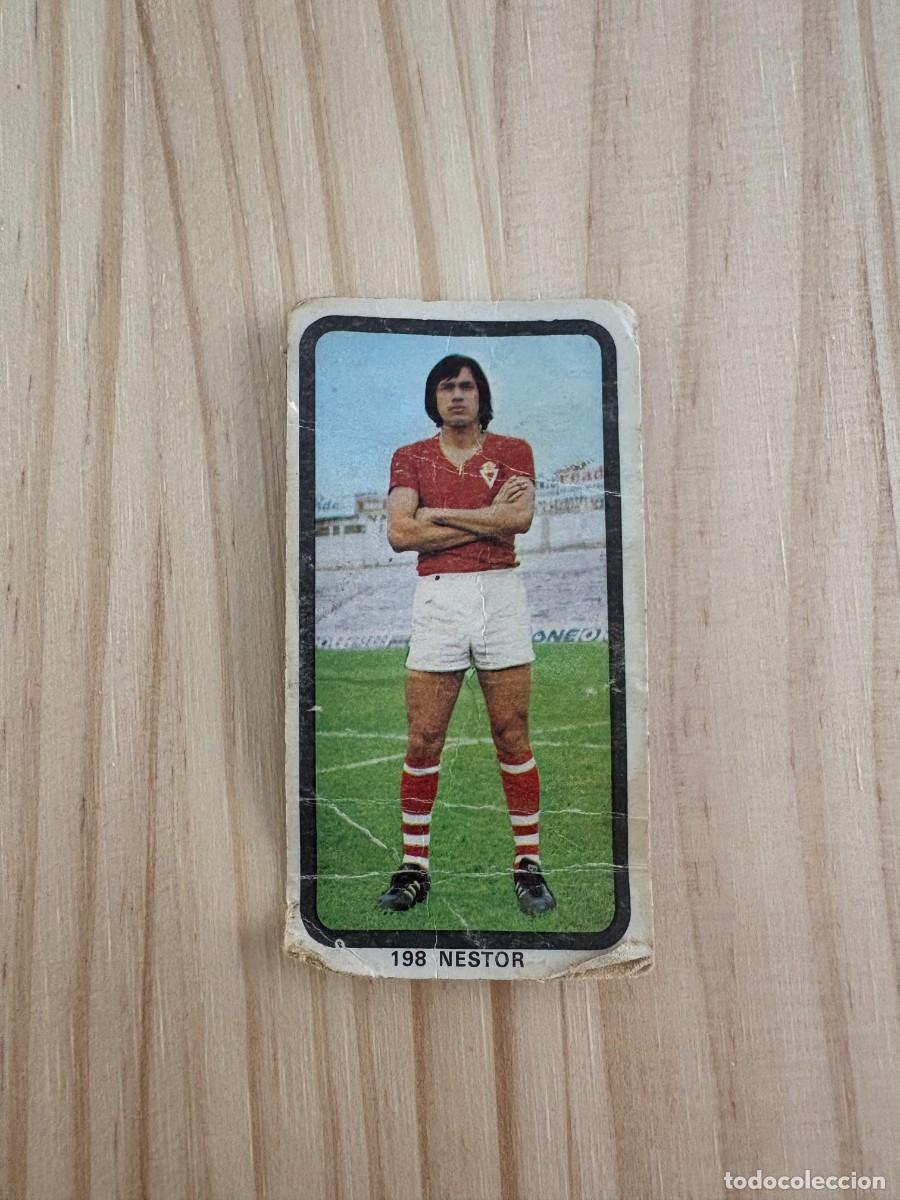 Cromos de Futebol: NESTOR CROMO 198 RUIZ ROMERO FUTBOL 1974 1975 74 75 RECUPERADO DESPEGADO DIFICIL DOBLE