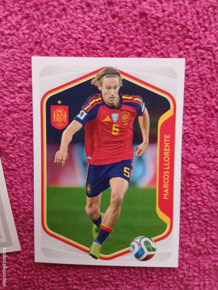 Cromos de f&uacute;tbol: espa&ntilde;a 2026 17 marcos llorente selecci&oacute;n espa&ntilde;ola panini carrefour family mundial de futbol (I)