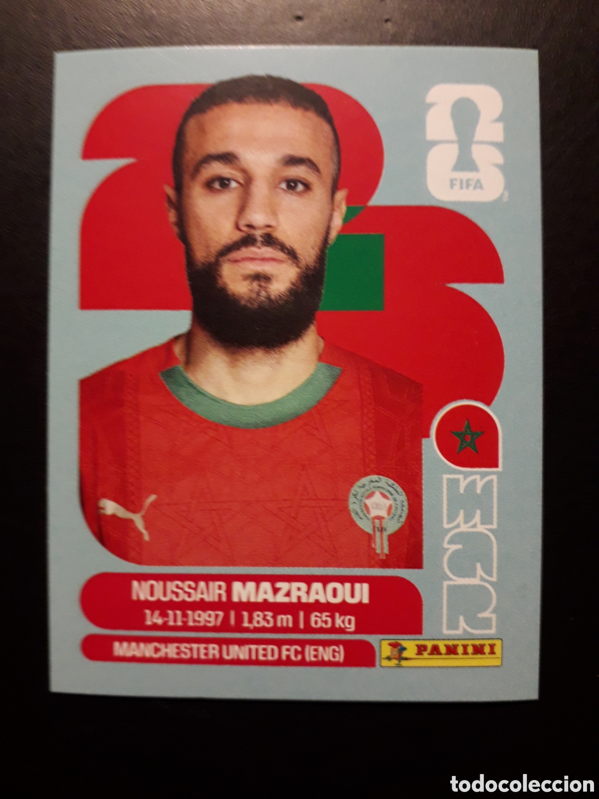 Cromos de f&uacute;tbol: MAZRAOUI MARRUECOS MAR 5 MUNDIAL F&Uacute;TBOL 2026 FIFA WORLD CUP PANINI SIN PEGAR PEDIDO M&Iacute;NIMO 3&euro;