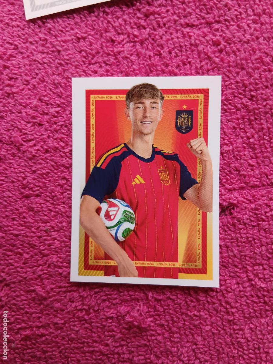 Cromos de f&uacute;tbol: espa&ntilde;a 2026 21 huijsen selecci&oacute;n espa&ntilde;ola panini carrefour family mundial de futbol (I)