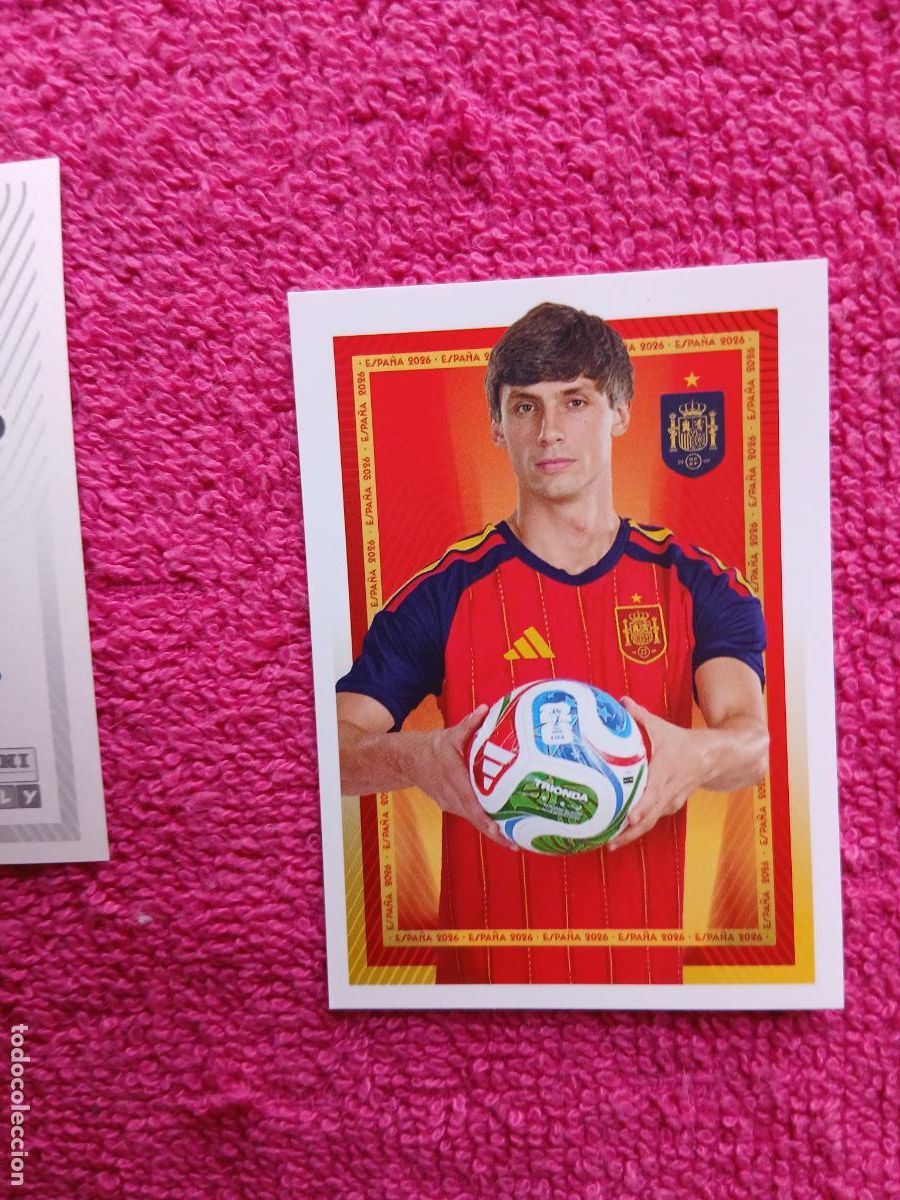 Cromos de f&uacute;tbol: espa&ntilde;a 2026 25 le normand selecci&oacute;n espa&ntilde;ola panini carrefour family mundial de futbol (I)