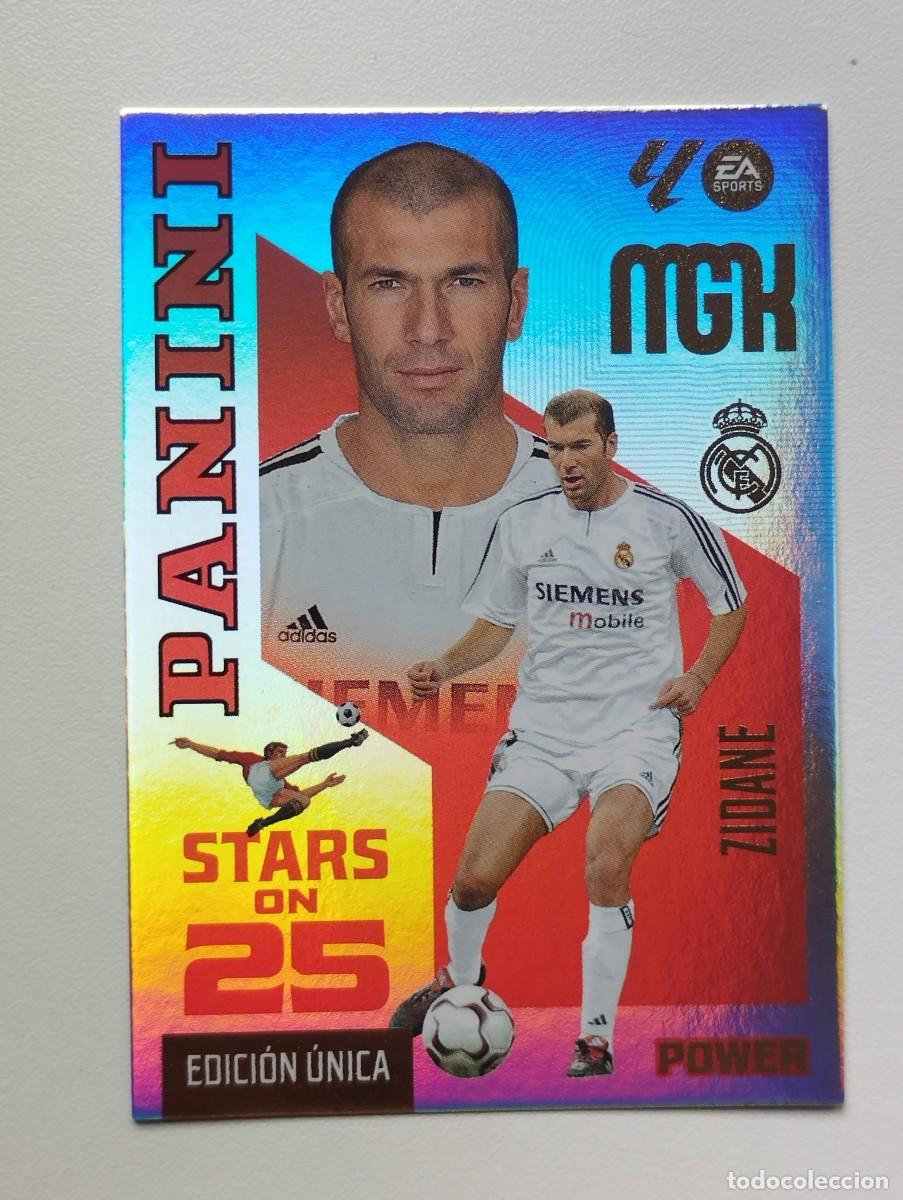 Football Stickers: CROMO CARD 2026 2027 MEGACRACKS 27 26 MGK PANINI STARS ON 25 POWER ZIDANE 430P REAL MADRID
