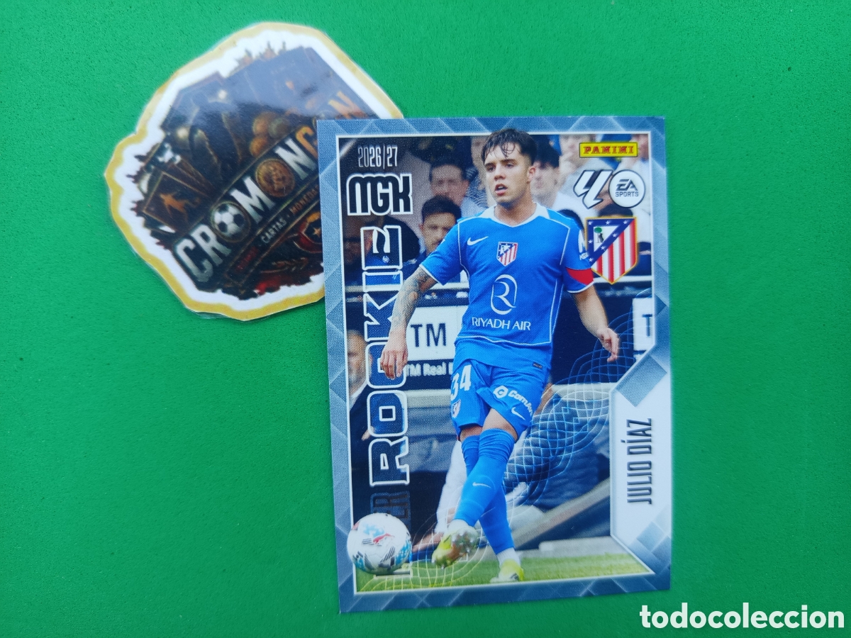 Fu&szlig;ball-Sticker: ❇️ CROMO ⚽ CARD JULIO D&Iacute;AZ ATL&Eacute;TICO DE MADRID 415 MASTER ROOKIE MEGACRACKS 26 27 MGKS 2026 2027 ❇️