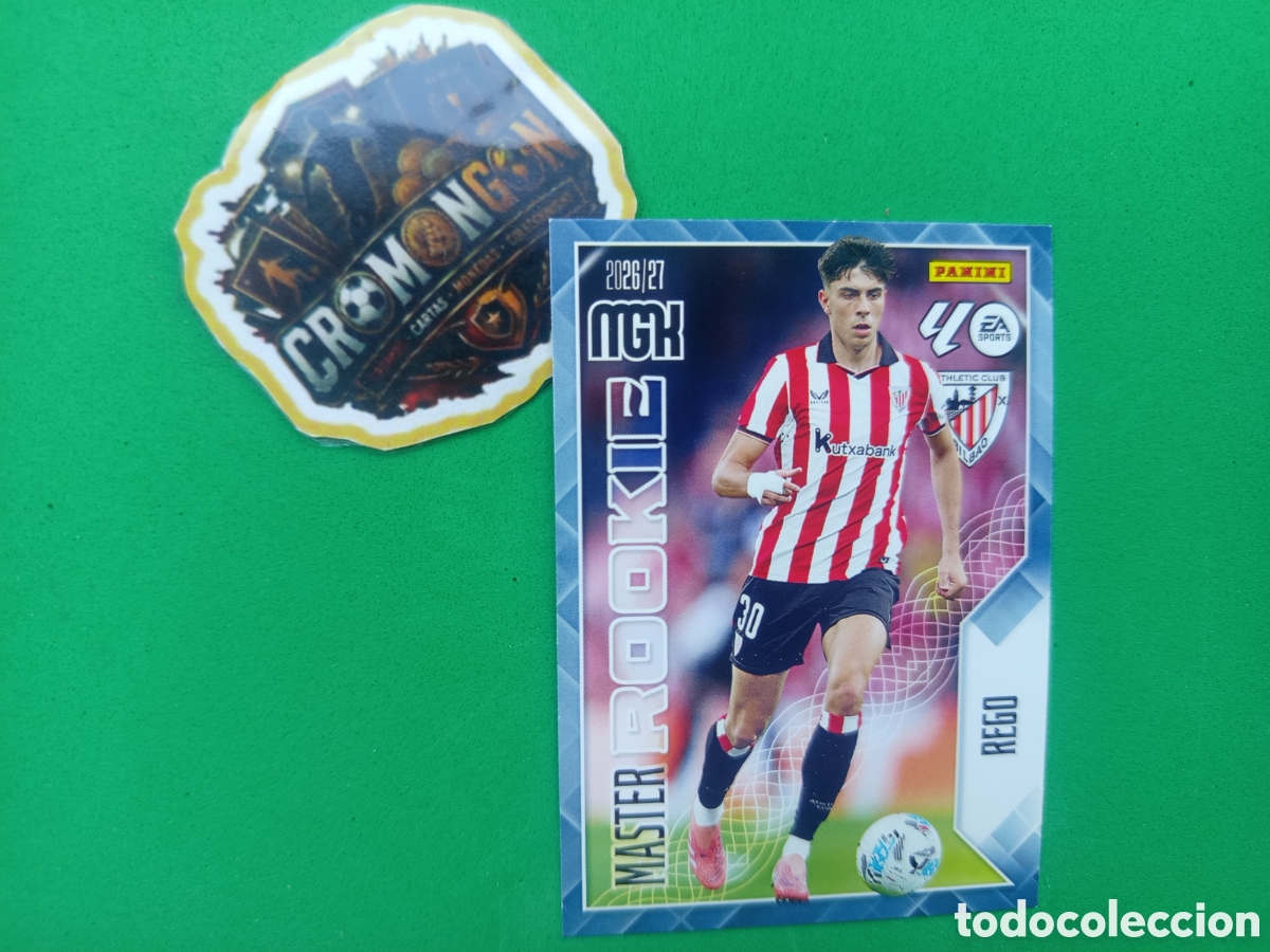 Fu&szlig;ball-Sticker: ❇️ CROMO ⚽ CARD REGO ATHLETIC DE BILBAO 418 MASTER ROOKIE MEGACRACKS LIGA 26 27 MGKS 2026 2027 ❇️