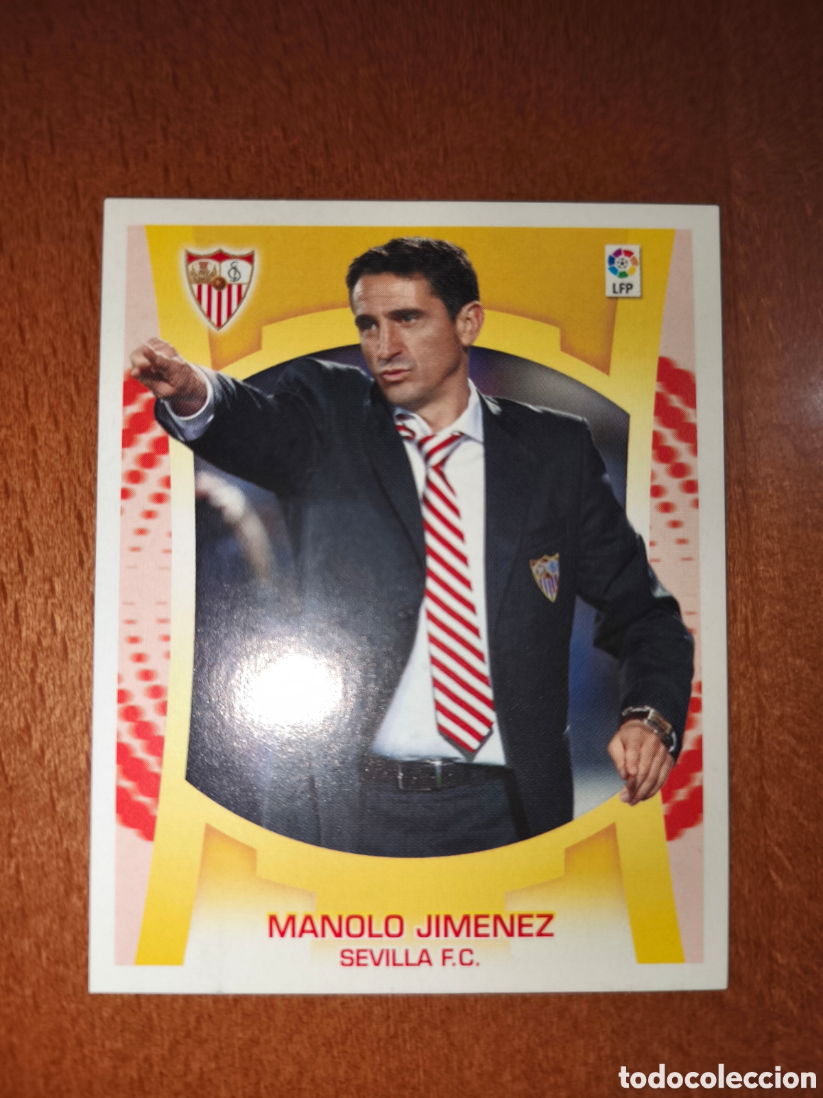 Cromos de f&uacute;tbol: Manolo Jimenez liga este 09/10 Sevilla