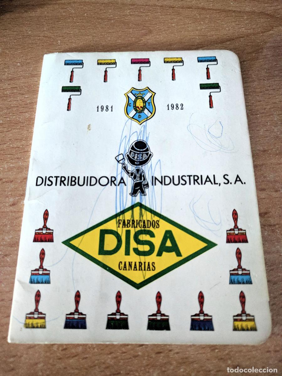 Cromos de f&uacute;tbol: Libreta Promocional de Disa, Canarias (1981-1982)