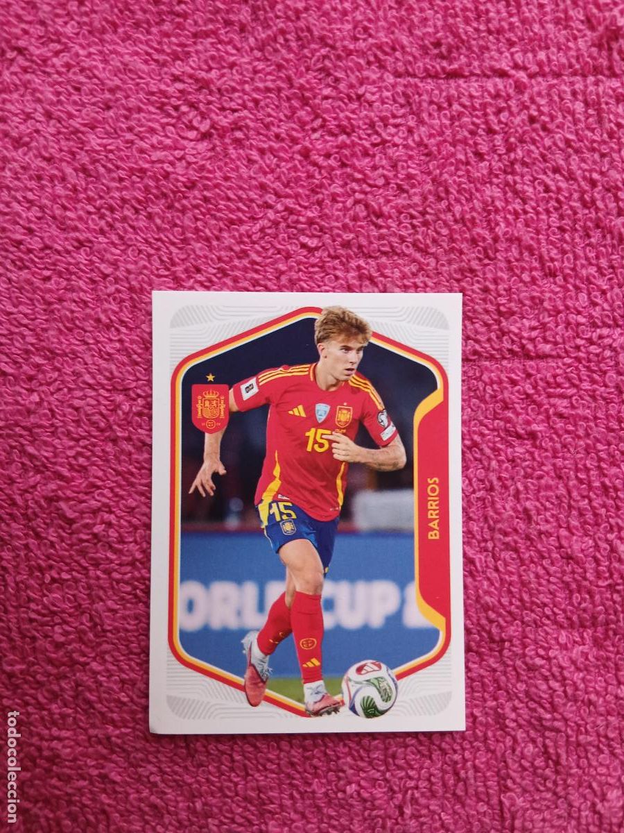 Cromos de f&uacute;tbol: espa&ntilde;a 2026 39 barrios selecci&oacute;n espa&ntilde;ola panini carrefour family mundial de futbol (j)