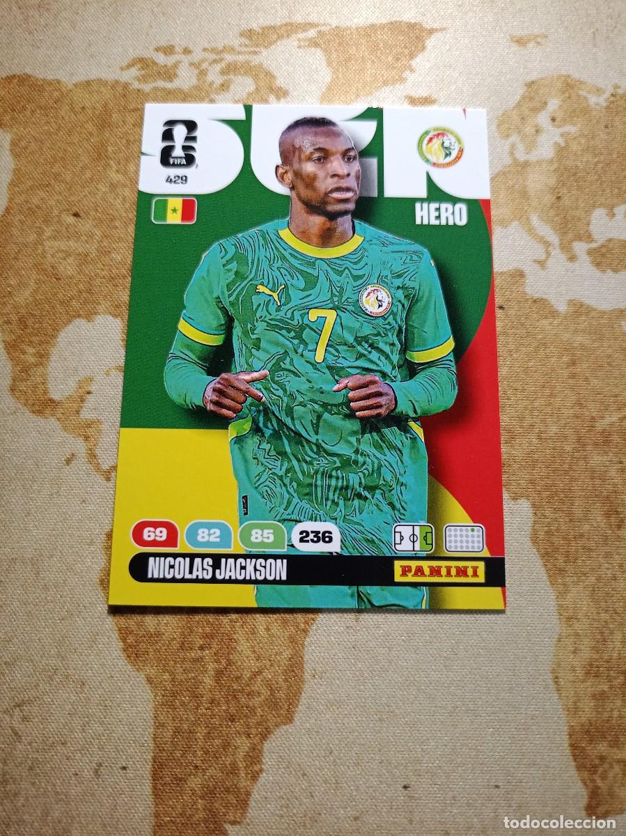 Cromos de f&uacute;tbol: Senegal 429 NICOL&Aacute;S JACKSON Adrenalyn WORLD cup 2026
