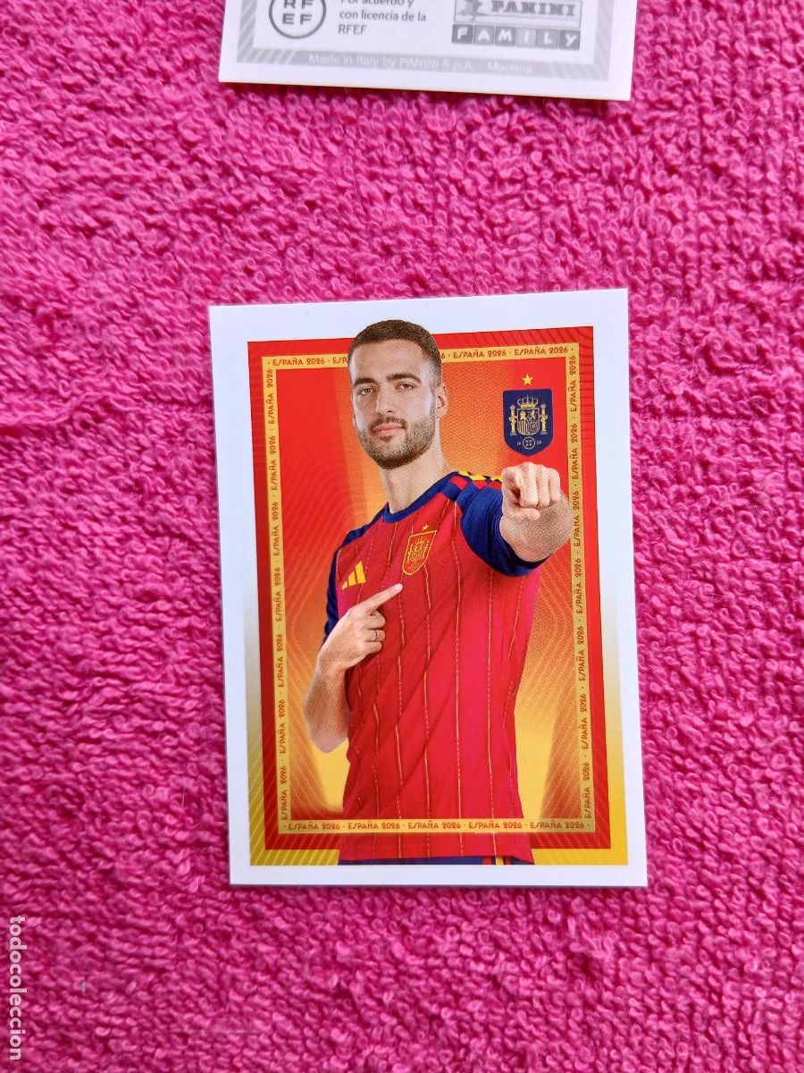 Cromos de f&uacute;tbol: espa&ntilde;a 2026 41 mikel merino selecci&oacute;n espa&ntilde;ola panini carrefour family mundial de futbol (j)
