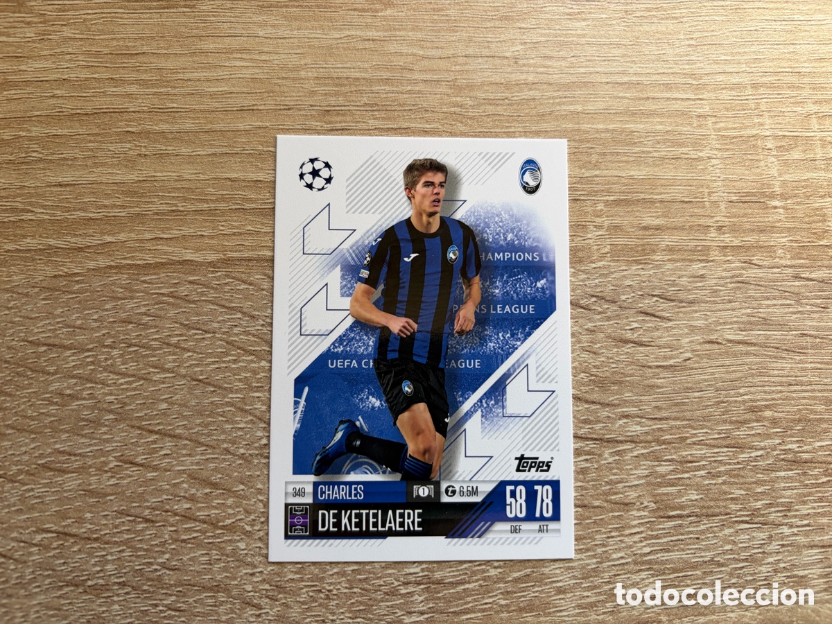 Football Stickers: 349 CHARLES DE KETELAERE MATCH ATTAX TOPPS 2024 2025 ATALANTA