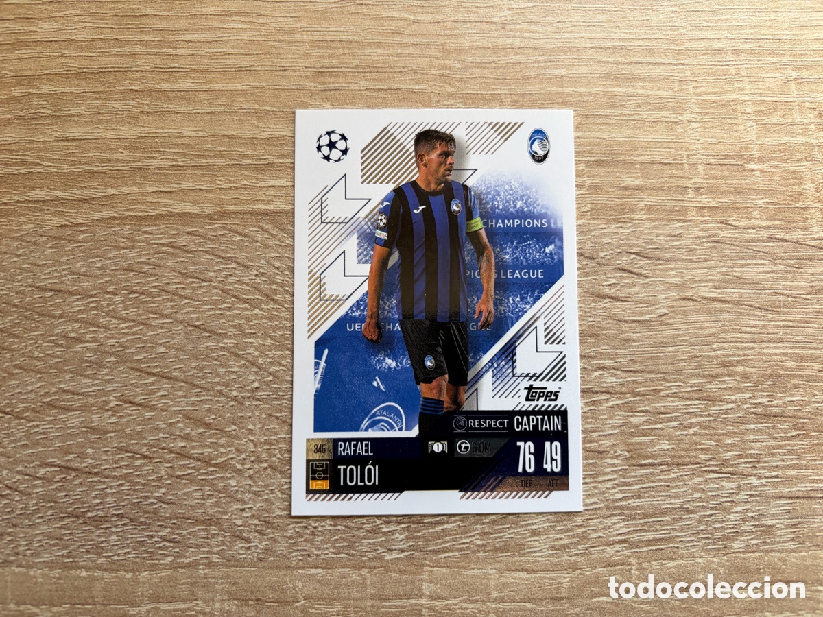 Fu&szlig;ball-Sticker: 346 RAFAEL TOL&Oacute;I CAPTAIN MATCH ATTAX TOPPS 2024 2025 ATALANTA