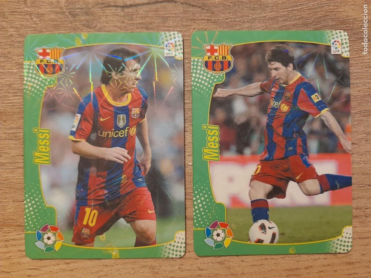 Cromos de Futebol: CARTAS DE MESSI TOP SPORTS. TEMPORADAS 2010-11 2011-12