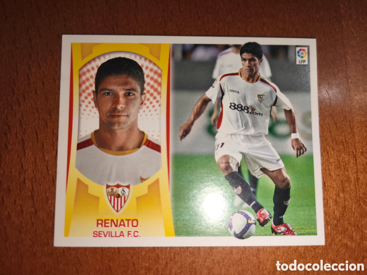 Fu&szlig;ball-Sticker: Renato n&deg;10 liga este 09/10 Sevilla