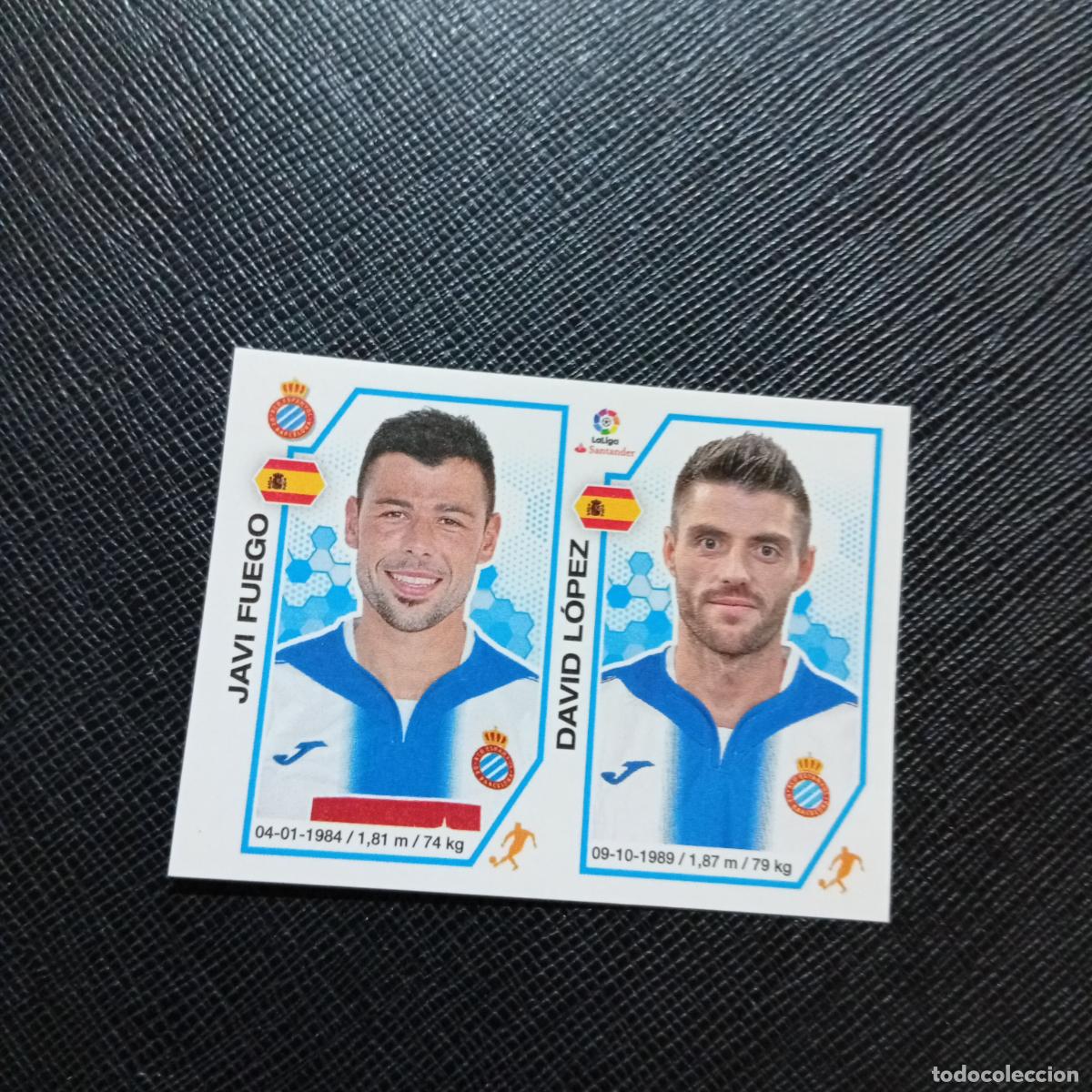 Cromos de f&uacute;tbol: 170 JAVI FUEGO DAVID LOPEZ ESPA&Ntilde;OL PANINI 2016 2017 CROMO 16 17 FUTBOL - SIN PEGAR - A215 PG18