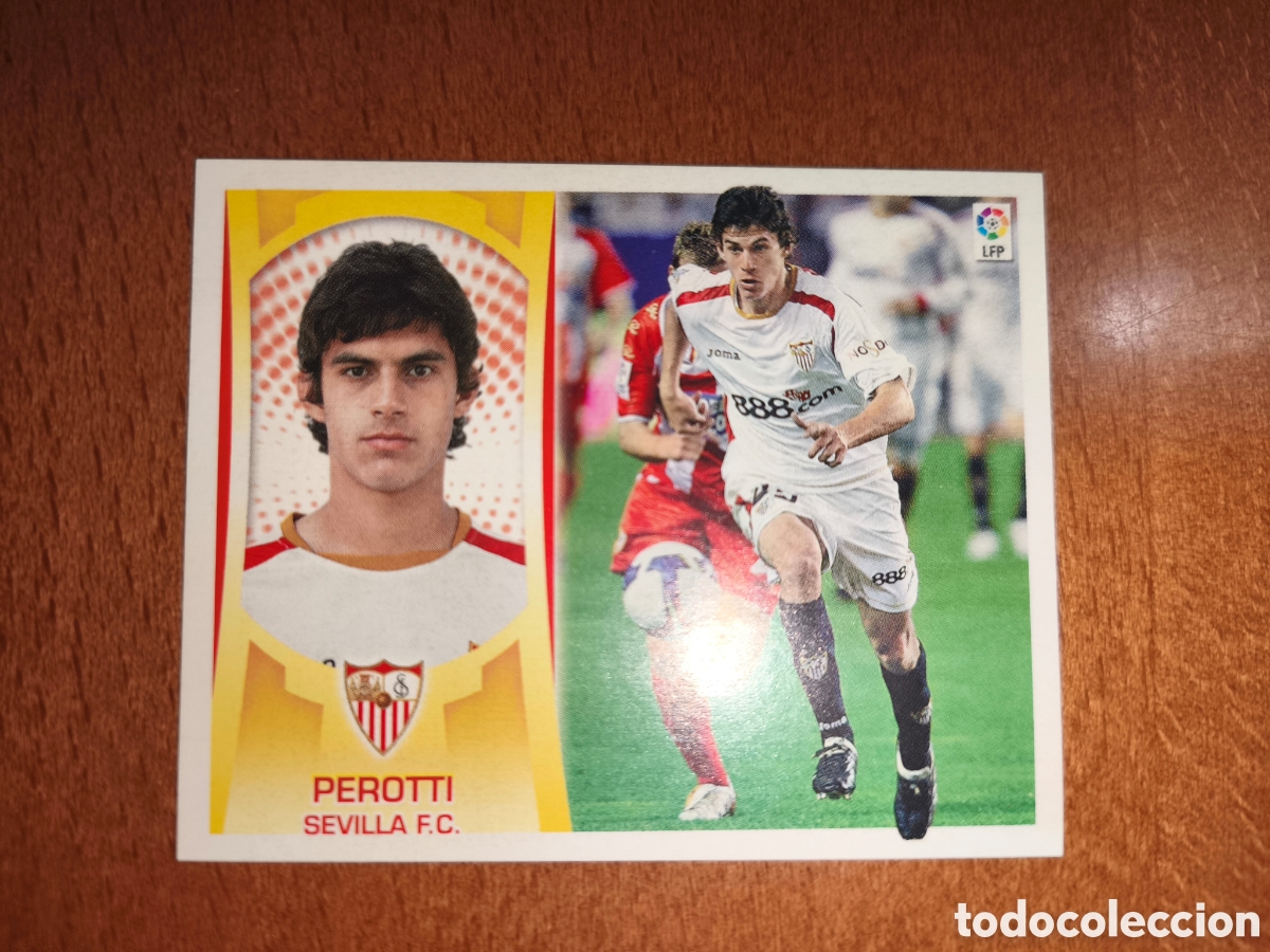 Cromos de f&uacute;tbol: Perotti n&deg;14 A liga este 09/10 Sevilla