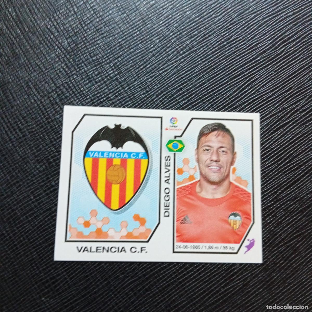 Cromos de f&uacute;tbol: 215 ESCUDO DIEGO LOPEZ VALENCIA PANINI 2016 2017 CROMO 16 17 FUTBOL - SIN PEGAR - A215 PG18