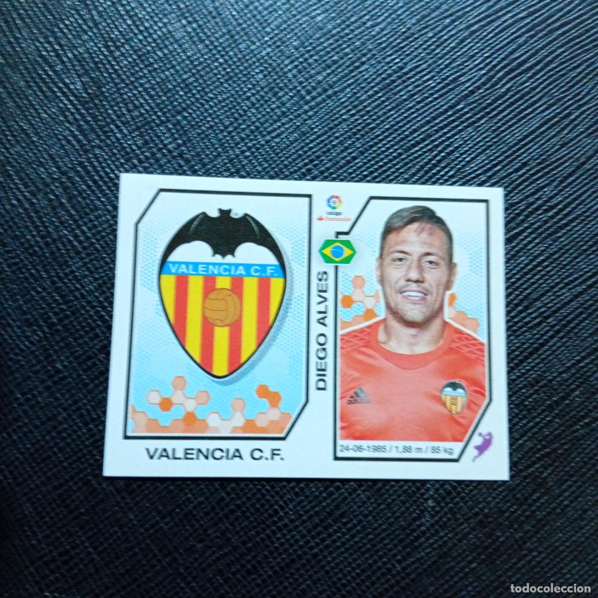 Cromos de f&uacute;tbol: 215 ESCUDO DIEGO LOPEZ VALENCIA PANINI 2016 2017 CROMO 16 17 FUTBOL - SIN PEGAR - A215 PG18