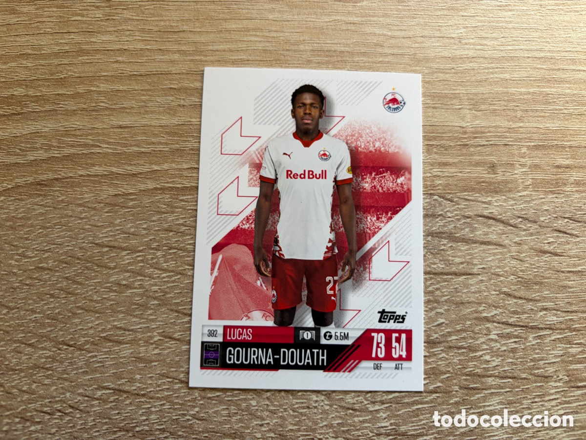 Cromos de f&uacute;tbol: 392 LUCAS GOURNA-DOUATH MATCH ATTAX TOPPS 2024 2025 FC SALZBURG