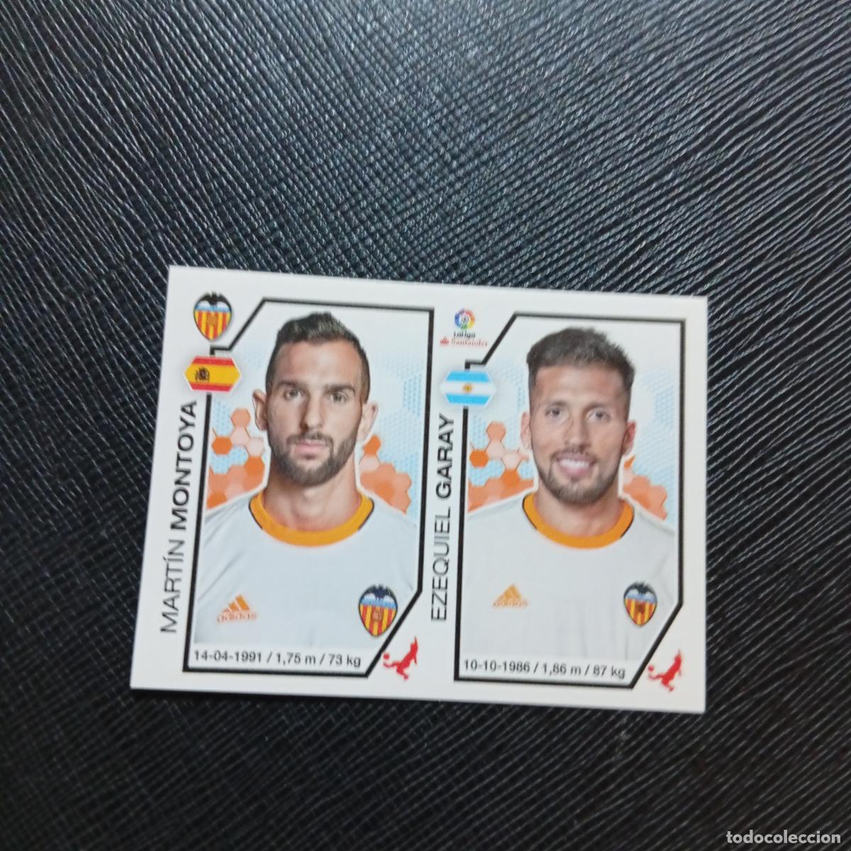 Cromos de f&uacute;tbol: 216 MONTOYA GARAY VALENCIA PANINI 2016 2017 CROMO 16 17 FUTBOL - SIN PEGAR - A215 PG19