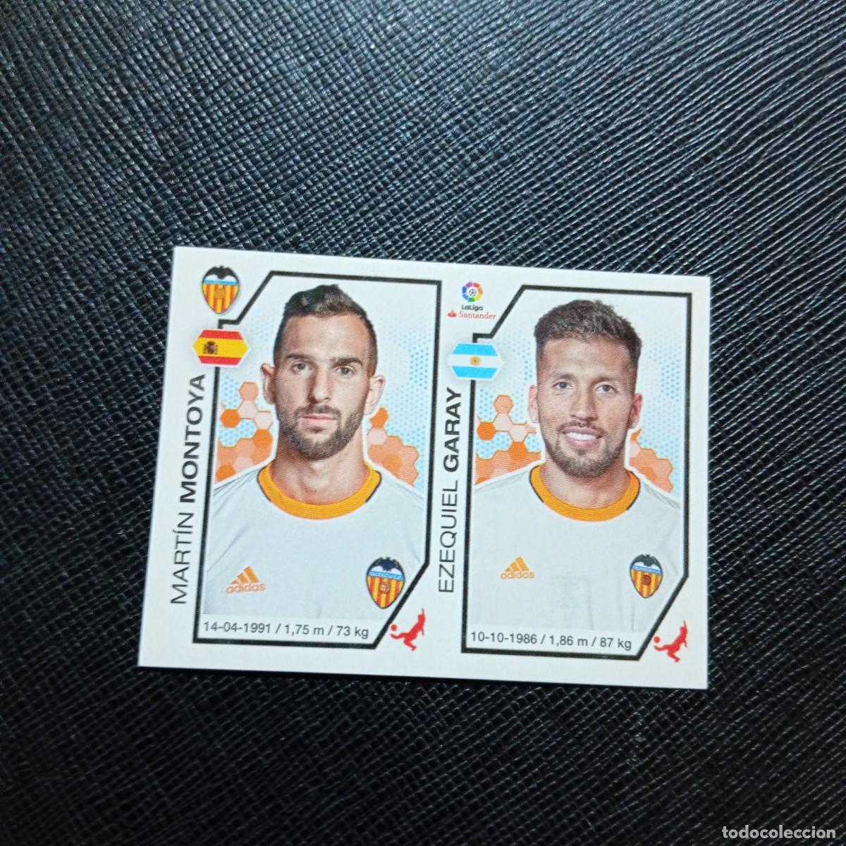 Cromos de f&uacute;tbol: 216 MONTOYA GARAY VALENCIA PANINI 2016 2017 CROMO 16 17 FUTBOL - SIN PEGAR - A215 PG19