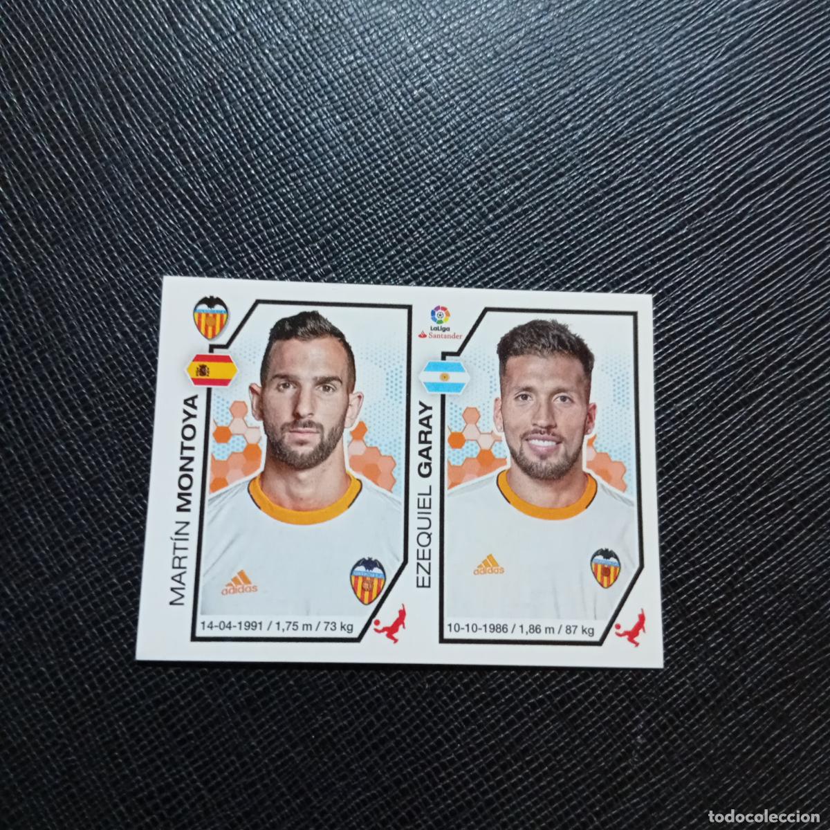 Cromos de f&uacute;tbol: 216 MONTOYA GARAY VALENCIA PANINI 2016 2017 CROMO 16 17 FUTBOL - SIN PEGAR - A215 PG19