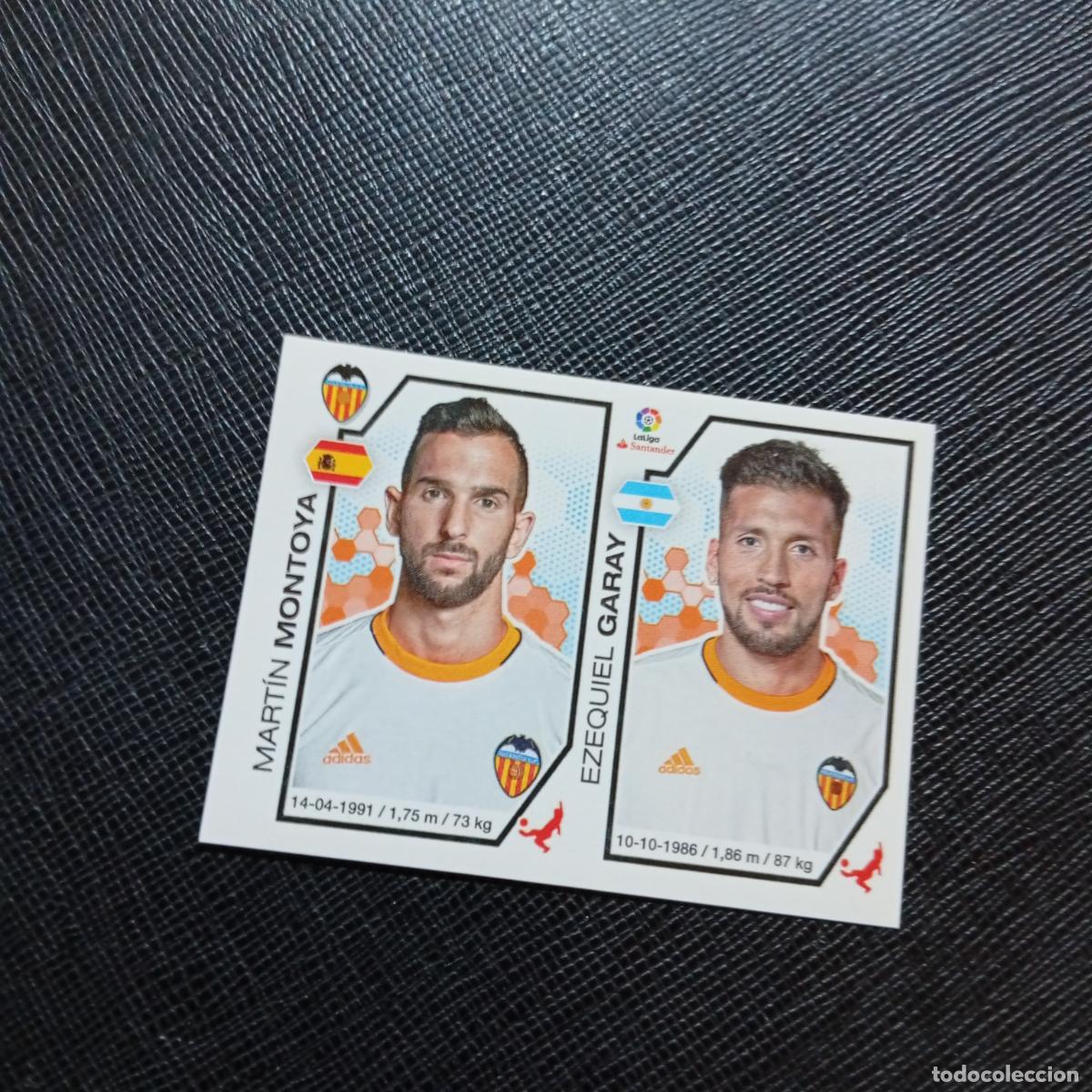 Cromos de f&uacute;tbol: 216 MONTOYA GARAY VALENCIA PANINI 2016 2017 CROMO 16 17 FUTBOL - SIN PEGAR - A215 PG19