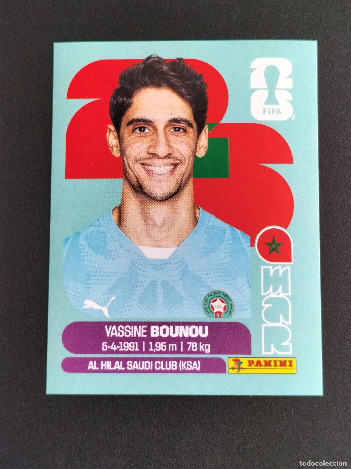 Cromos de f&uacute;tbol: MAR 2 YASSINE BOUNOU MARRUECOS CROMOS STICKER MUNDIAL 26 2026 FIFA WORLD CUP PANINI