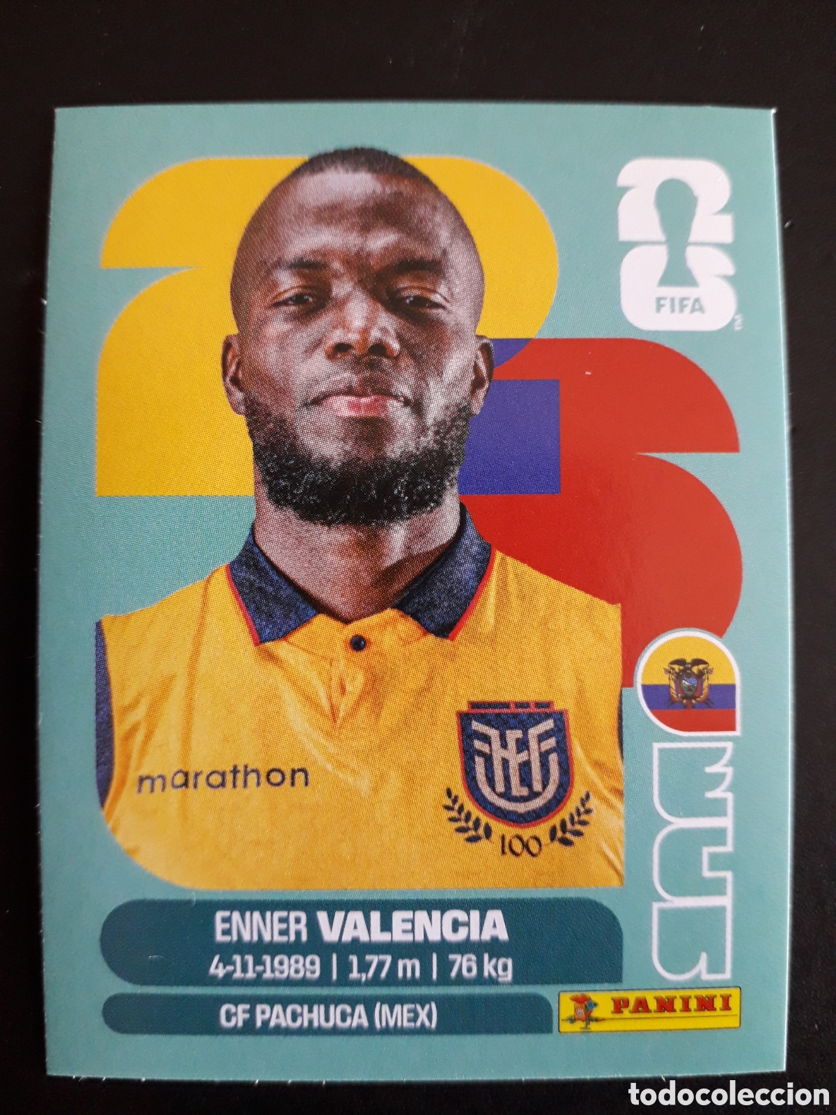 Cromos de f&uacute;tbol: VALENCIA ECUADOR ECU 20 MUNDIAL F&Uacute;TBOL 2026 FIFA WORLD CUP PANINI SIN PEGAR PEDIDO M&Iacute;NIMO 3&euro;