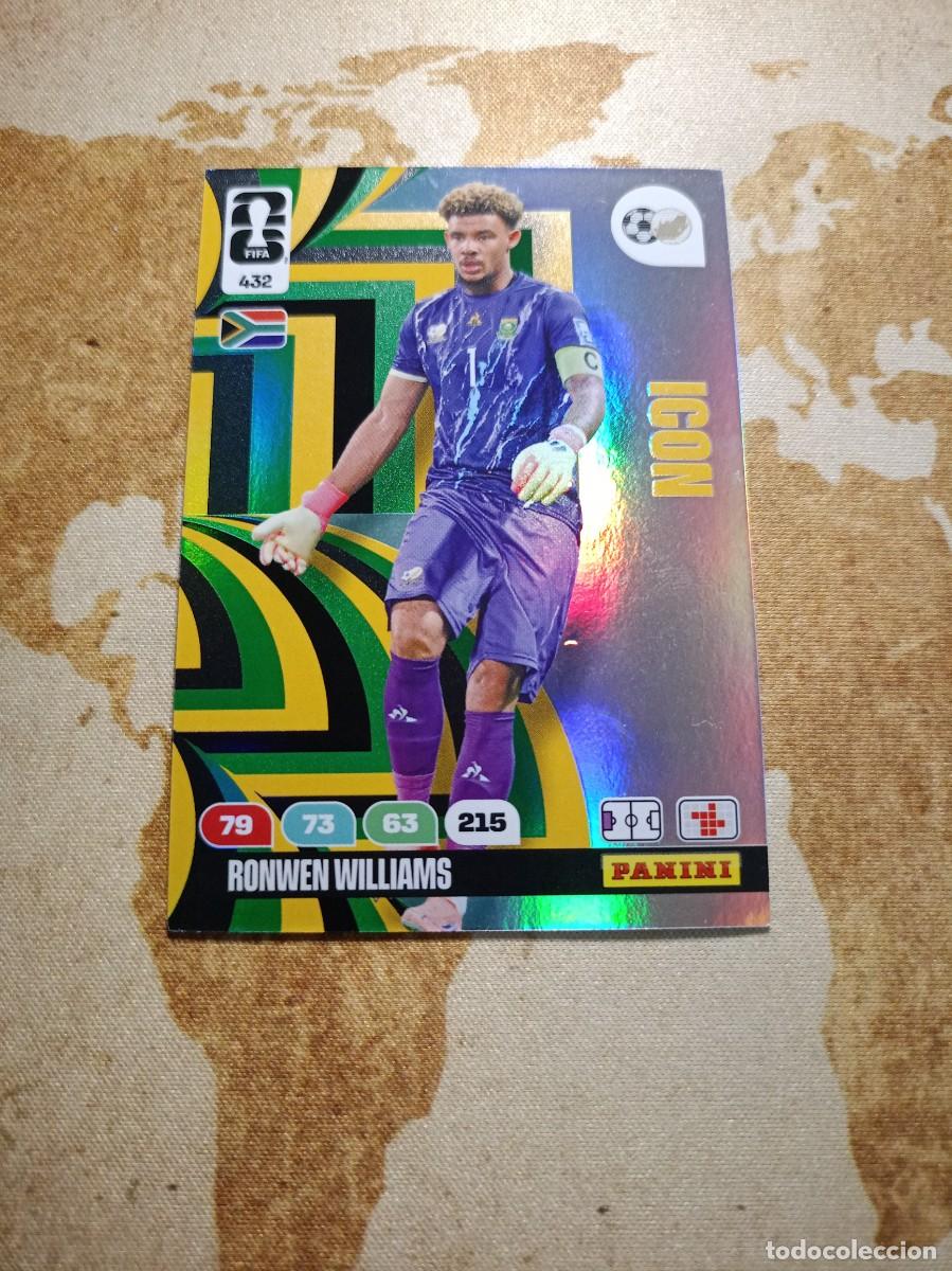 Cromos de f&uacute;tbol: Sud&aacute;frica 432 RONWEN WILLIAMS Adrenalyn WORLD cup 2026