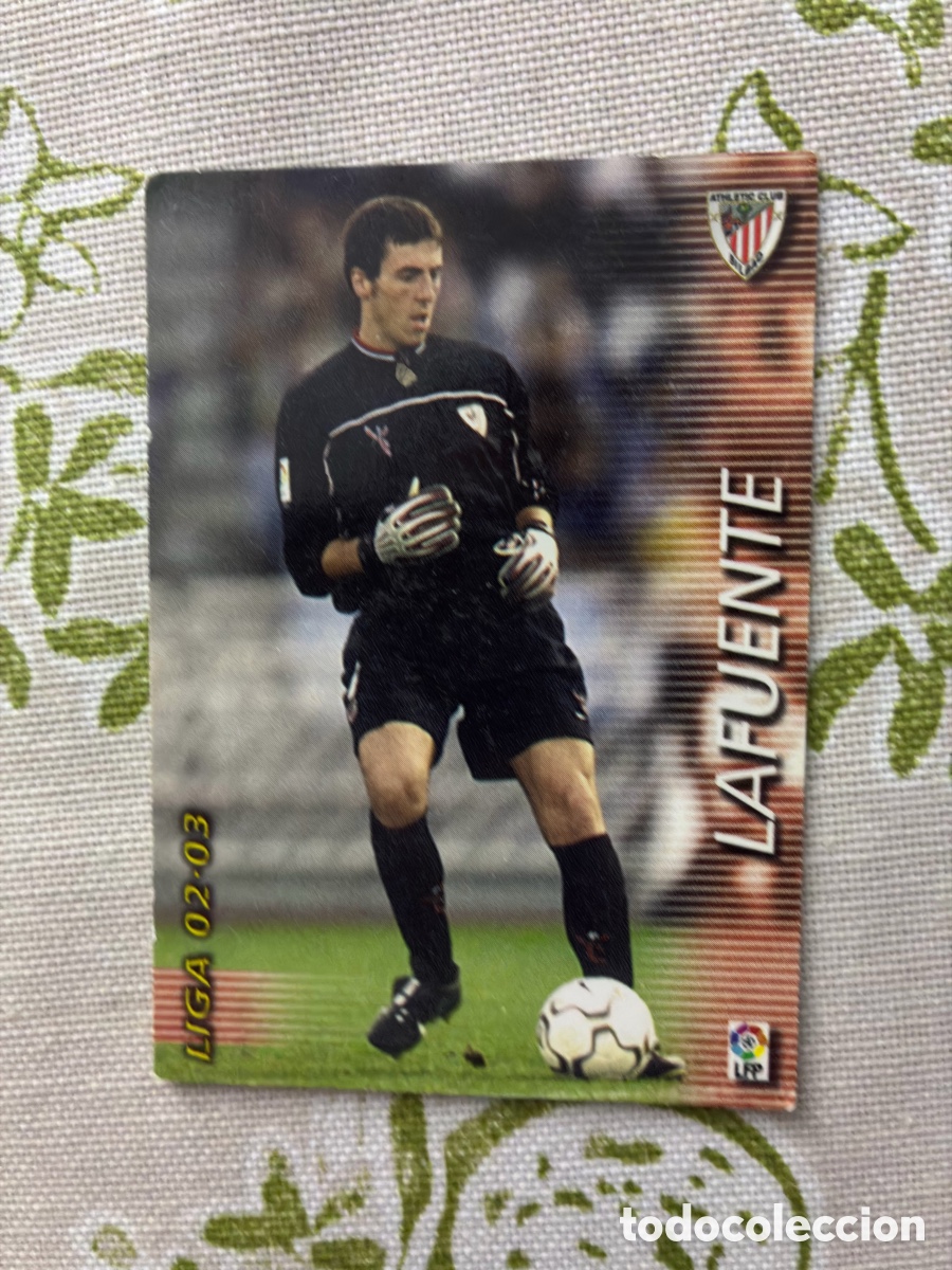 Football Stickers: Card Lafuente Portero (Athletic Club) - Megacracks Panini Liga 02/03 N.&ordm; 20