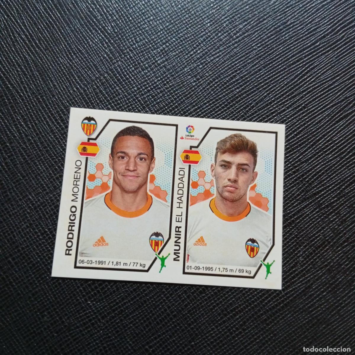 Cromos de f&uacute;tbol: 220 RODRIGO MUNIR VALENCIA PANINI 2016 2017 CROMO 16 17 FUTBOL - SIN PEGAR - A215 PG20