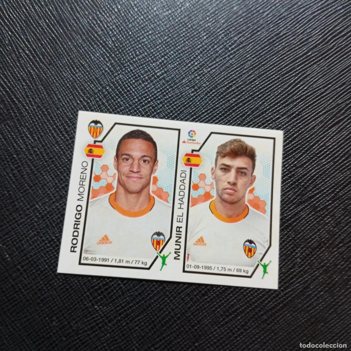 Fu&szlig;ball-Sticker: 220 RODRIGO MUNIR VALENCIA PANINI 2016 2017 CROMO 16 17 FUTBOL - SIN PEGAR - A215 PG20