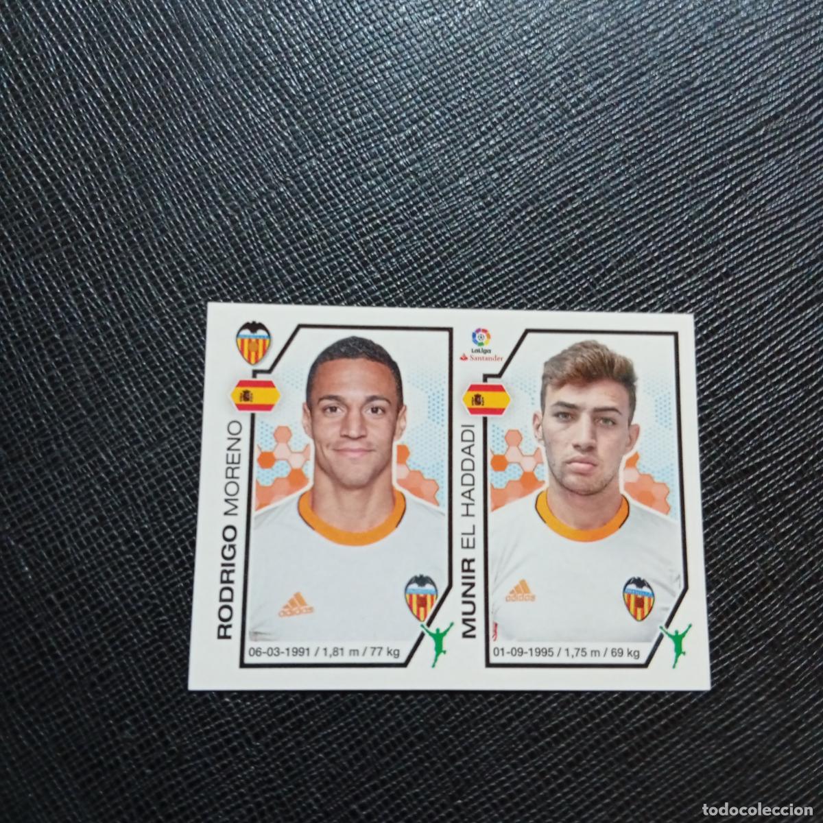 Fu&szlig;ball-Sticker: 220 RODRIGO MUNIR VALENCIA PANINI 2016 2017 CROMO 16 17 FUTBOL - SIN PEGAR - A215 PG20