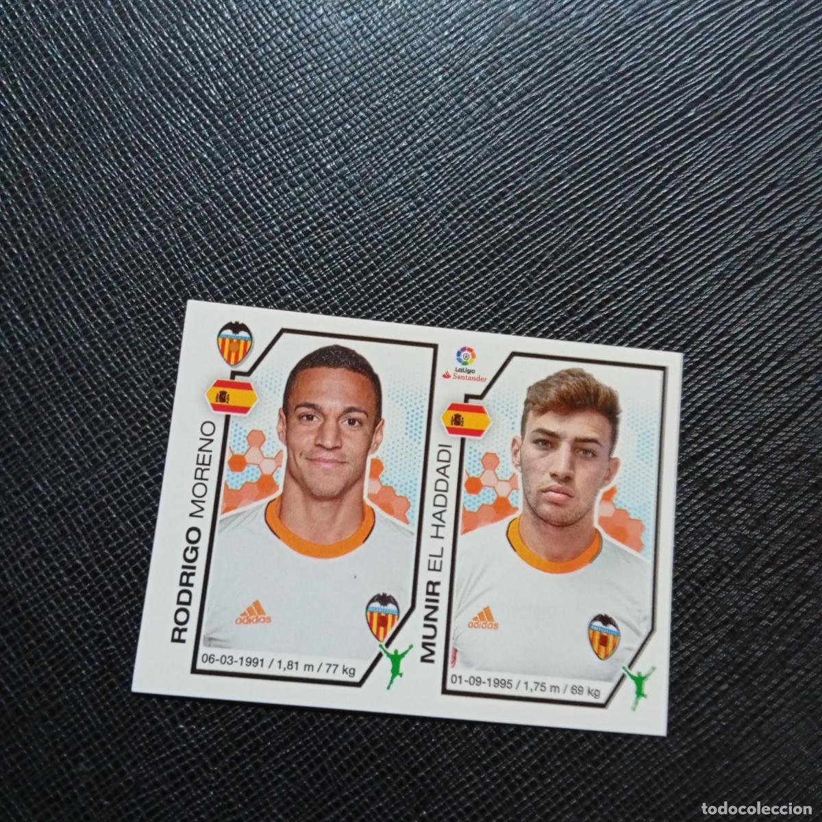 Fu&szlig;ball-Sticker: 220 RODRIGO MUNIR VALENCIA PANINI 2016 2017 CROMO 16 17 FUTBOL - SIN PEGAR - A215 PG20