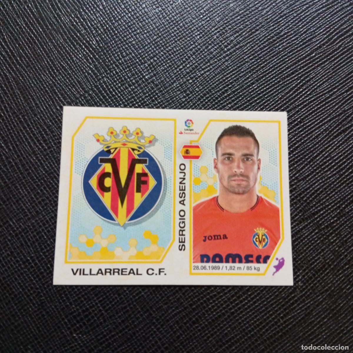 Cromos de f&uacute;tbol: 221 ESCUDO SERGIO ASENJO VILLARREAL PANINI 2016 2017 CROMO 16 17 FUTBOL - SIN PEGAR - A215 PG20