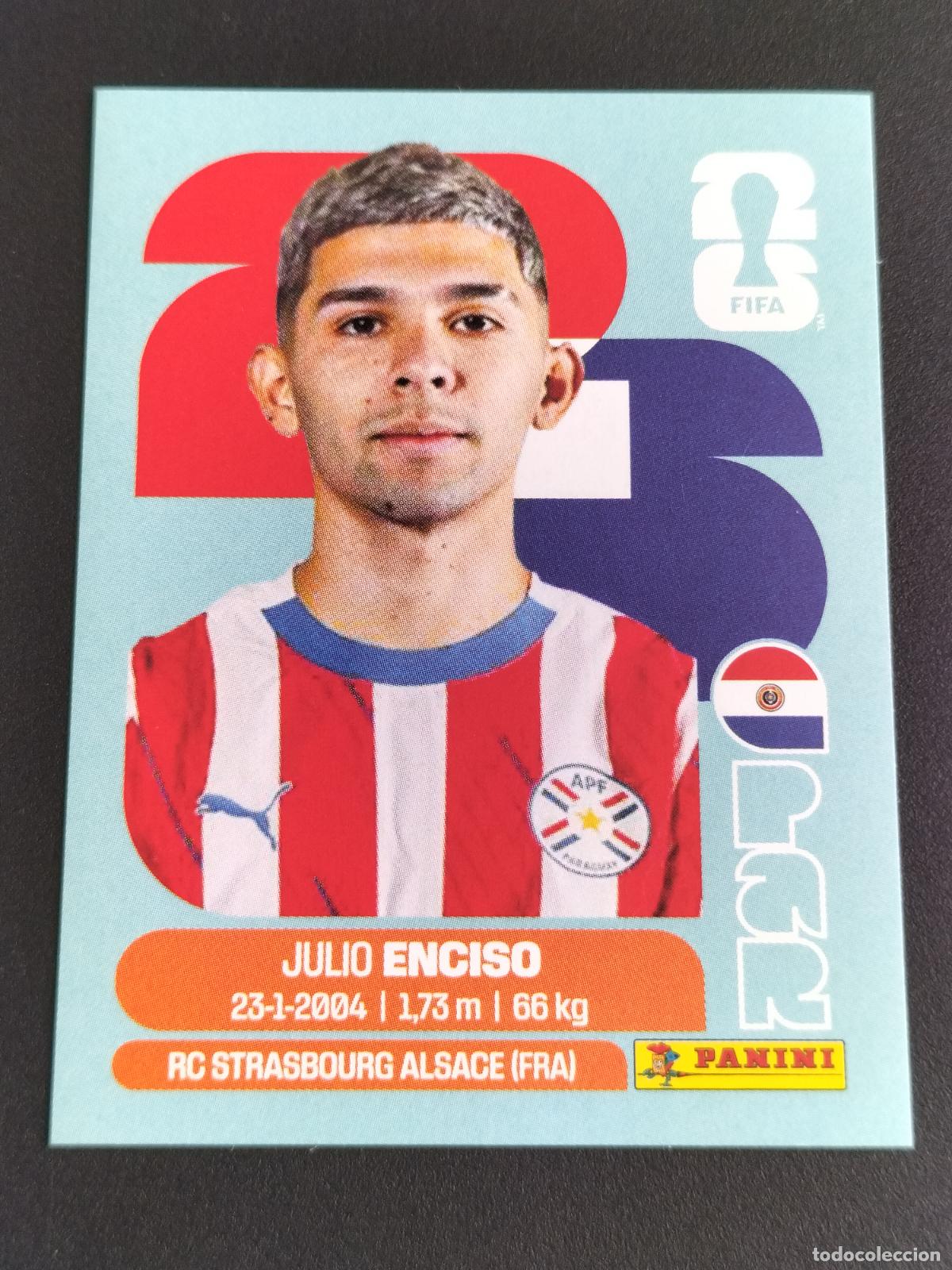 Cromos de f&uacute;tbol: PAR 15 JULIO ENCISO PARAGUAY CROMOS STICKER MUNDIAL 26 2026 FIFA WORLD CUP PANINI