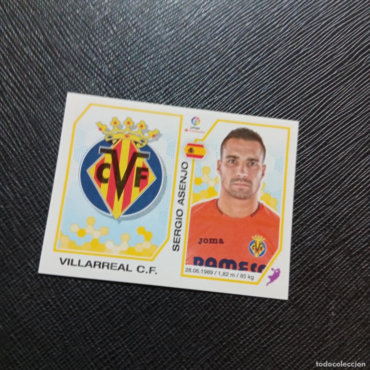 Cromos de f&uacute;tbol: 221 ESCUDO SERGIO ASENJO VILLARREAL PANINI 2016 2017 CROMO 16 17 FUTBOL - SIN PEGAR - A215 PG20