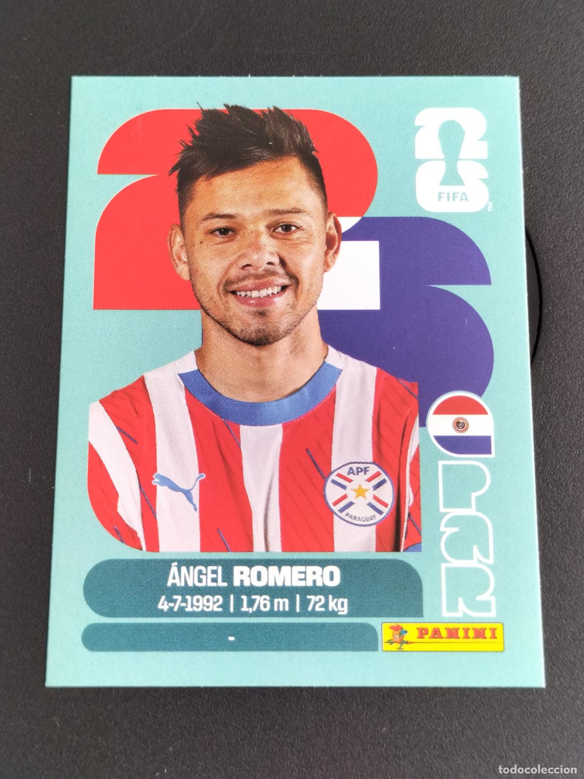 Cromos de f&uacute;tbol: PAR 19 ANGEL ROMERO PARAGUAY CROMOS STICKER MUNDIAL 26 2026 FIFA WORLD CUP PANINI