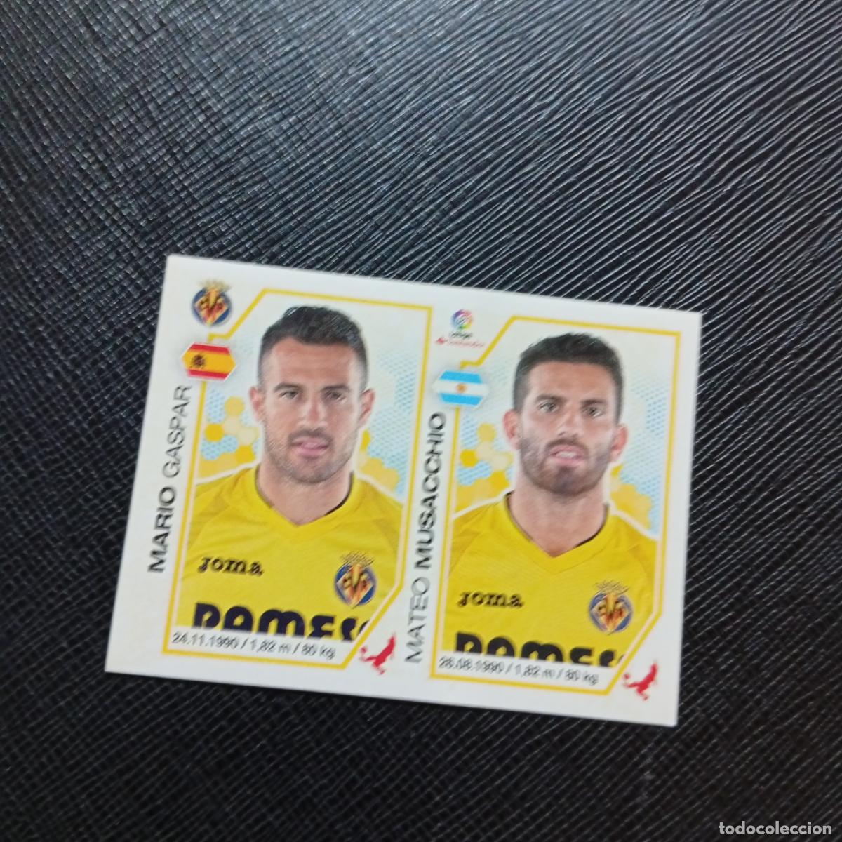 Figurine di Calcio: 222 MARIO MUSACCHIO VILLARREAL PANINI 2016 2017 CROMO 16 17 FUTBOL - SIN PEGAR - A215 PG21