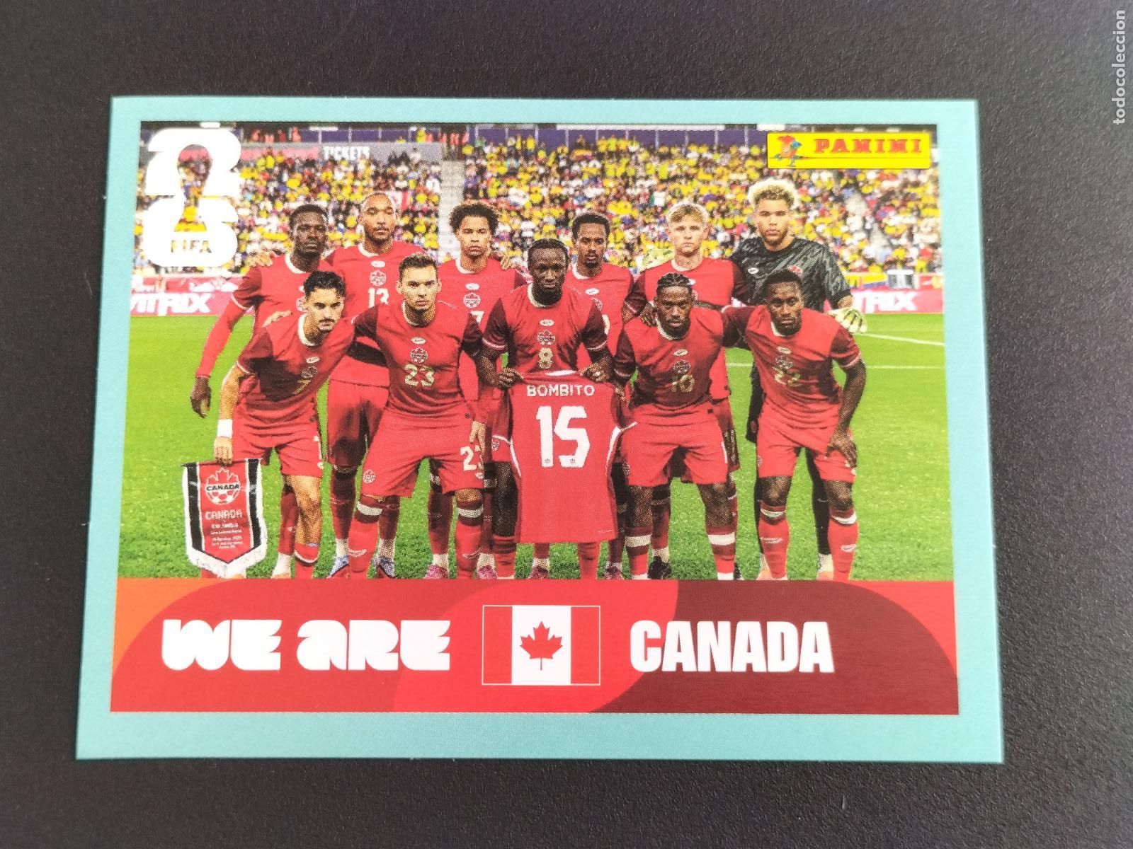Cromos de f&uacute;tbol: CAN 13 SELECCION EQUIPO CANADA CROMOS STICKER MUNDIAL 26 2026 FIFA WORLD CUP PANINI