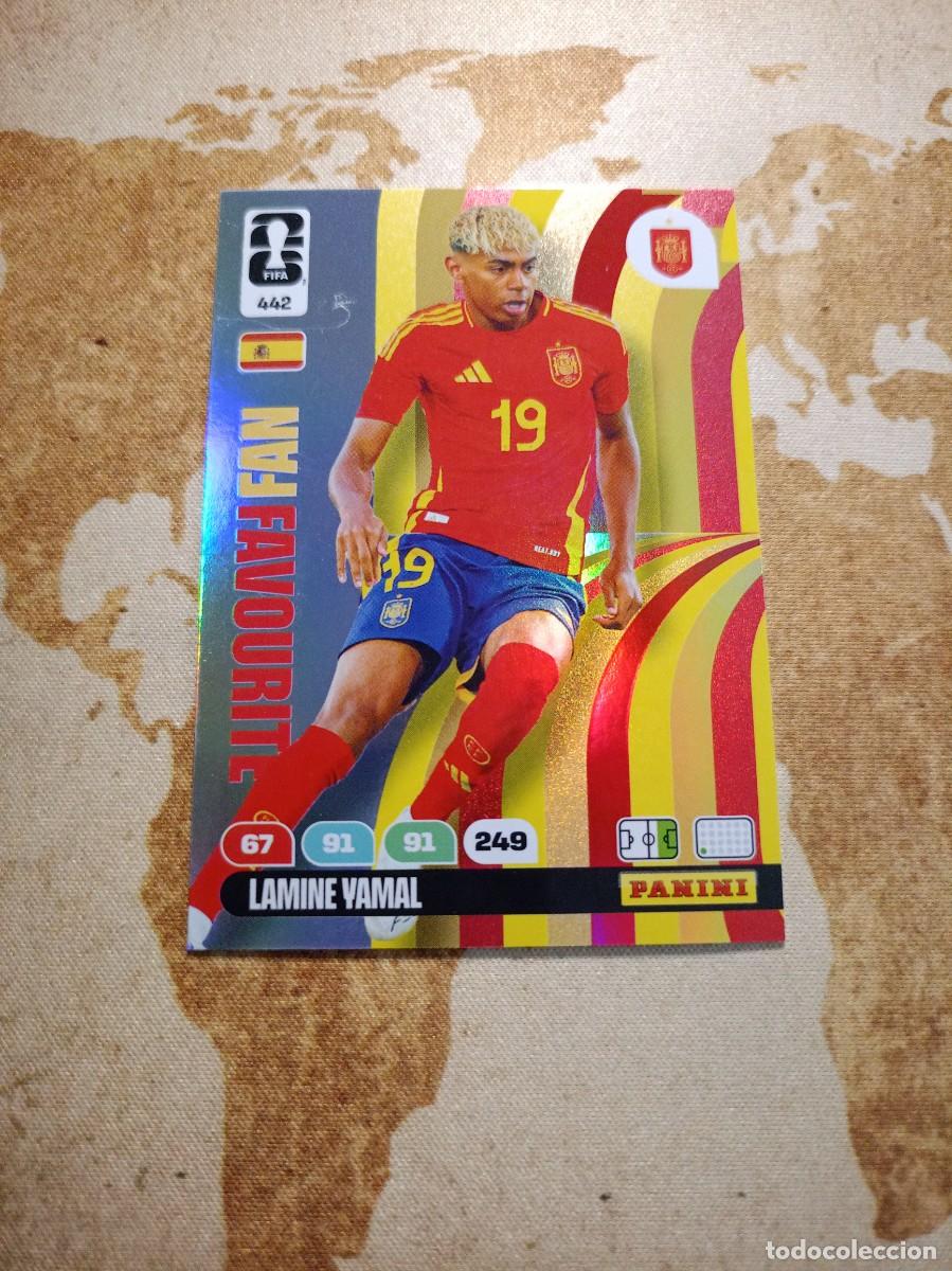 Cromos de f&uacute;tbol: Espa&ntilde;a 442 LAMINE YAMAL Adrenalyn WORLD cup 2026