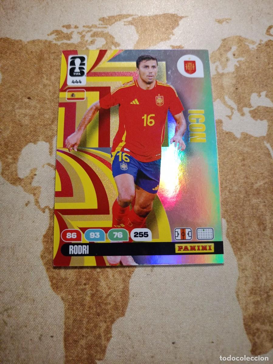 Cromos de f&uacute;tbol: Espa&ntilde;a 444 RODRI Adrenalyn WORLD cup 2026